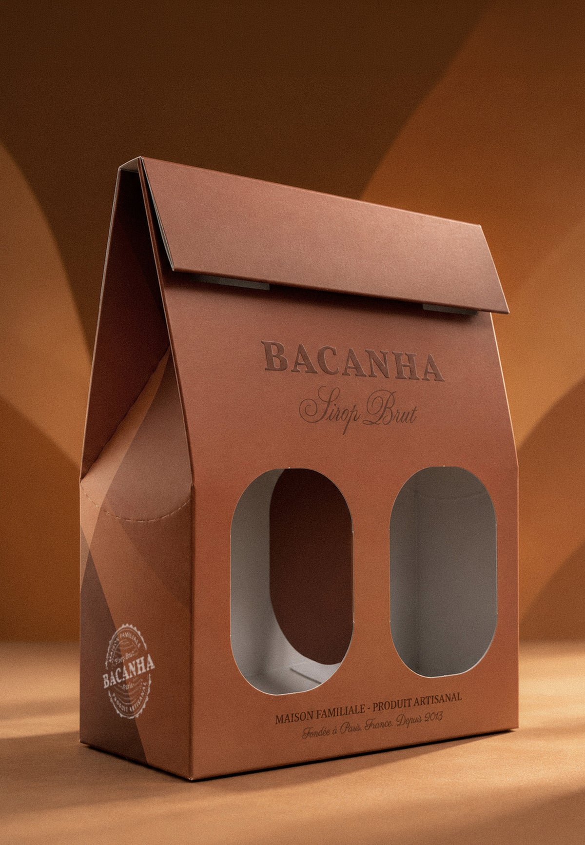 Coffret cadeau vide pour 2 bouteilles – 400 ml