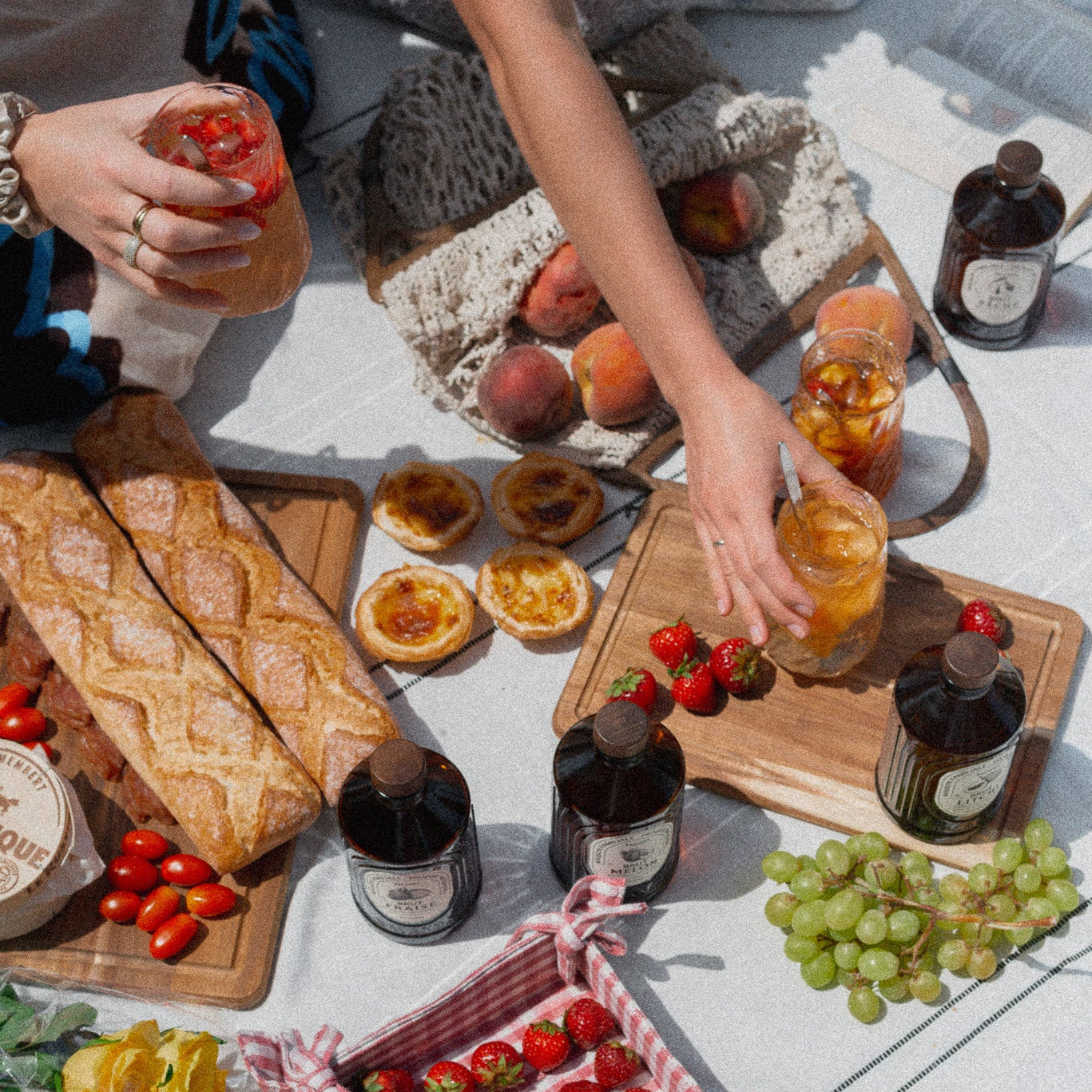 Pack The Picnic Club : Pêche, Fraise, Melon, Litchi - 4 x 400ml - Biologique