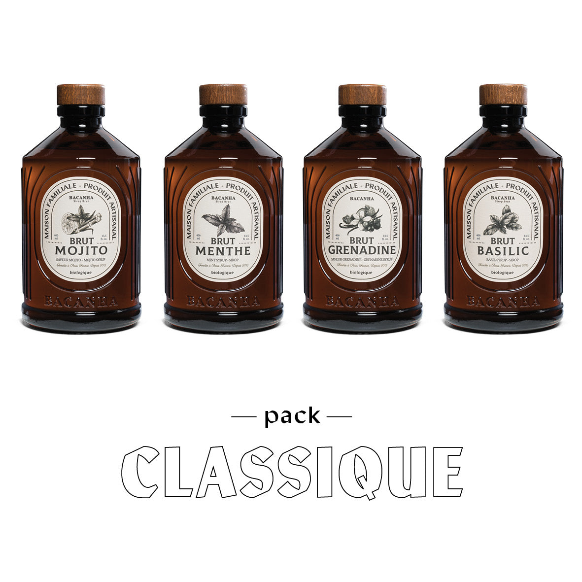 Mojito, Grenadine, Menthe, Basilic - 4 x 400ml - Biologique
