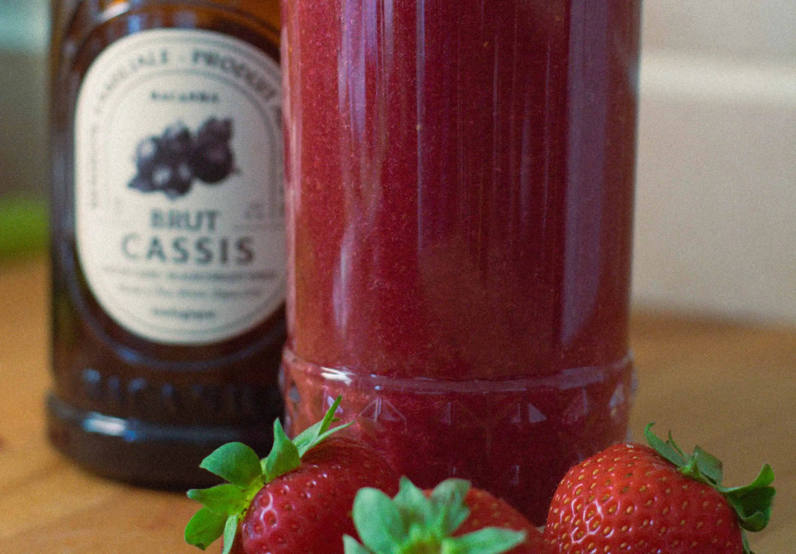 Recette Smoothie Cassis & Fraise
