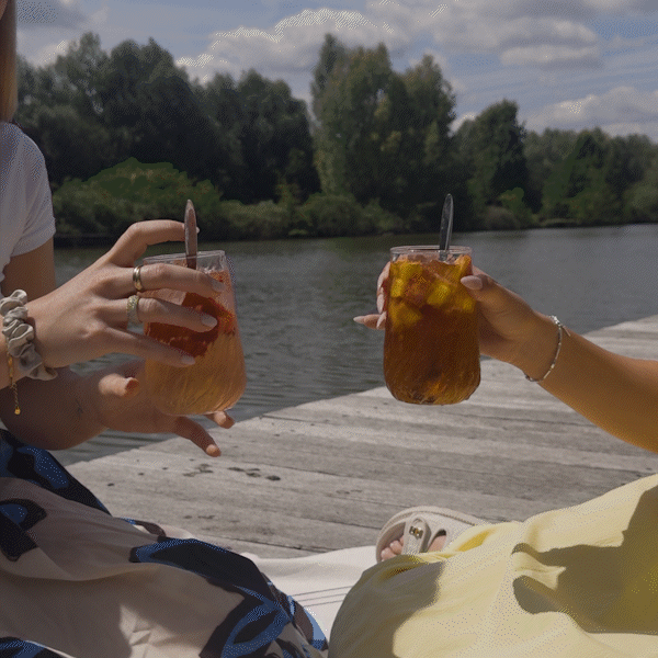 Pack The Picnic Club : Pêche, Fraise, Melon, Litchi - 4 x 400ml - Biologique