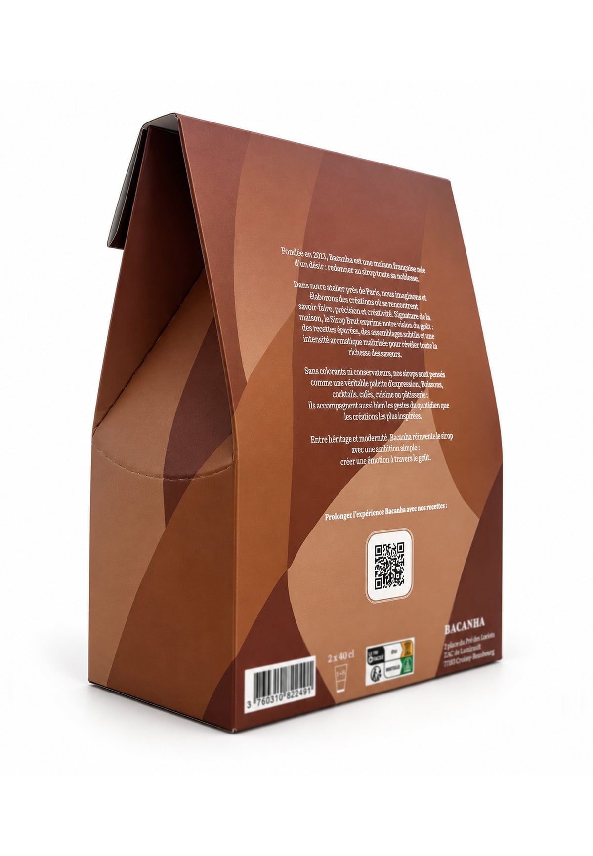 Coffret cadeau vide pour 2 bouteilles – 400 ml