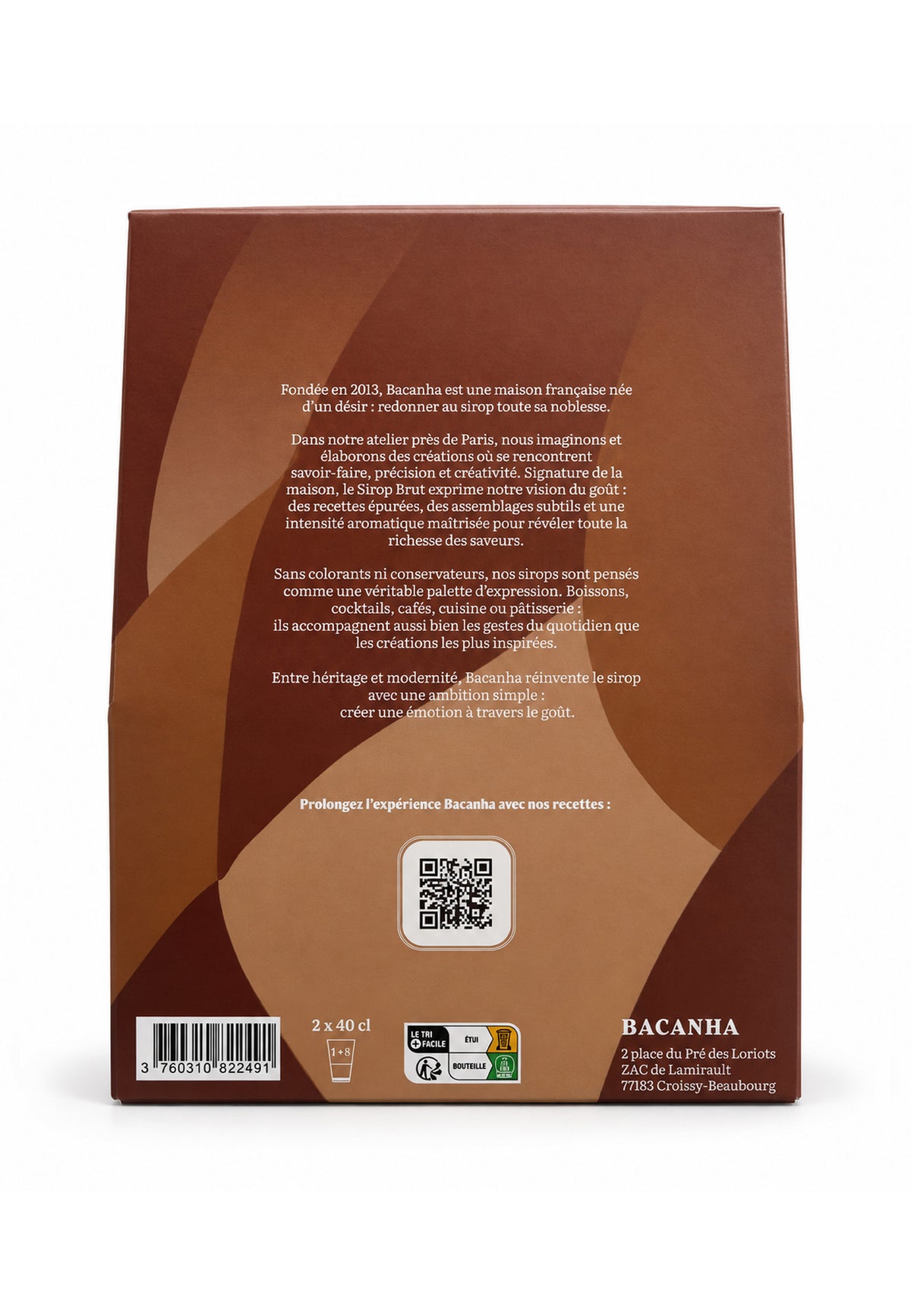 Coffret cadeau vide pour 2 bouteilles – 400 ml