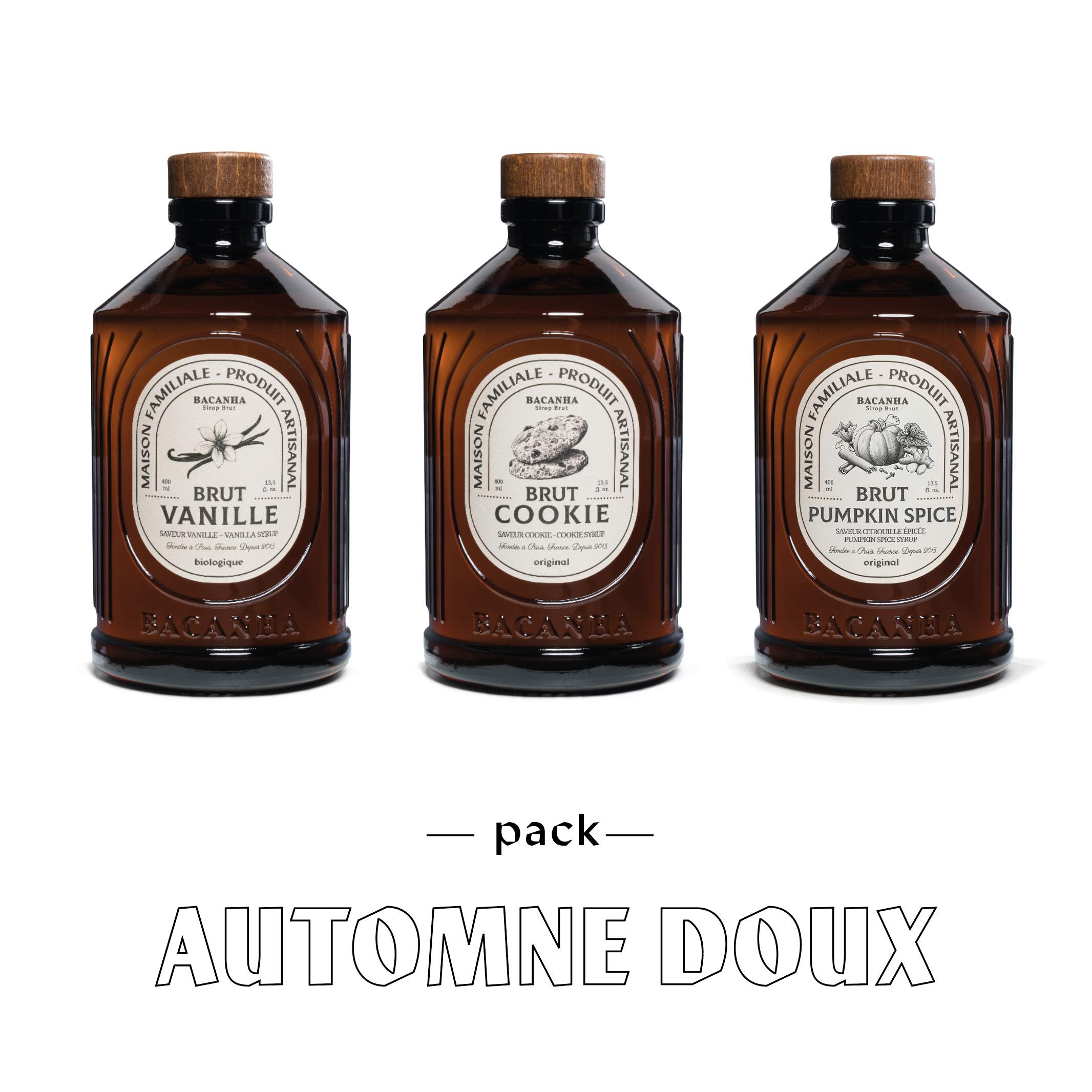 Vanille, Cookie, Pumpkin Spice - 3 x 400ml