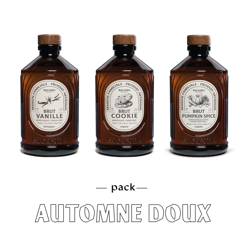 Vanille, Cookie, Pumpkin Spice - 3 x 400ml - Biologique